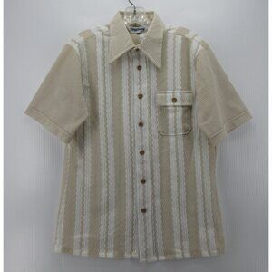 VINTAGE Challenger Shirt Medium 70s Sopranos Mob Leisure Dagger Collar